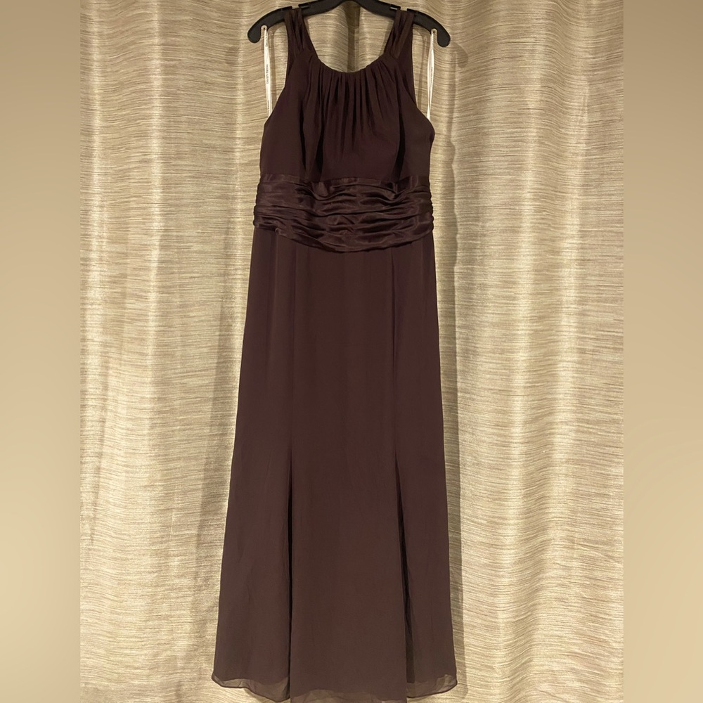 David’s Bridal Bridesmaids Dress Chiffon and Charmeuse